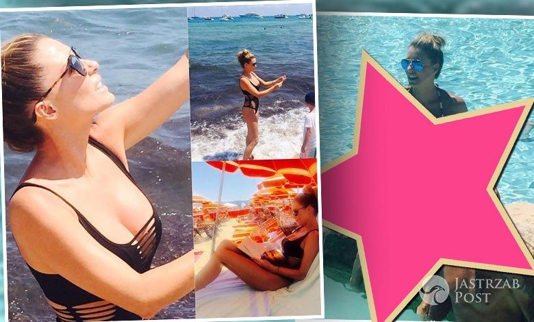 Małgorzata Rozenek w bikini na wakacjach we Francji