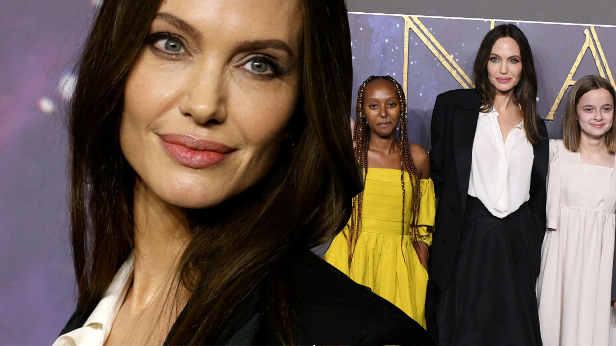 Angelina Jolie Z Dzie Mi Na Premierze Shiloh W Sukience Mamy