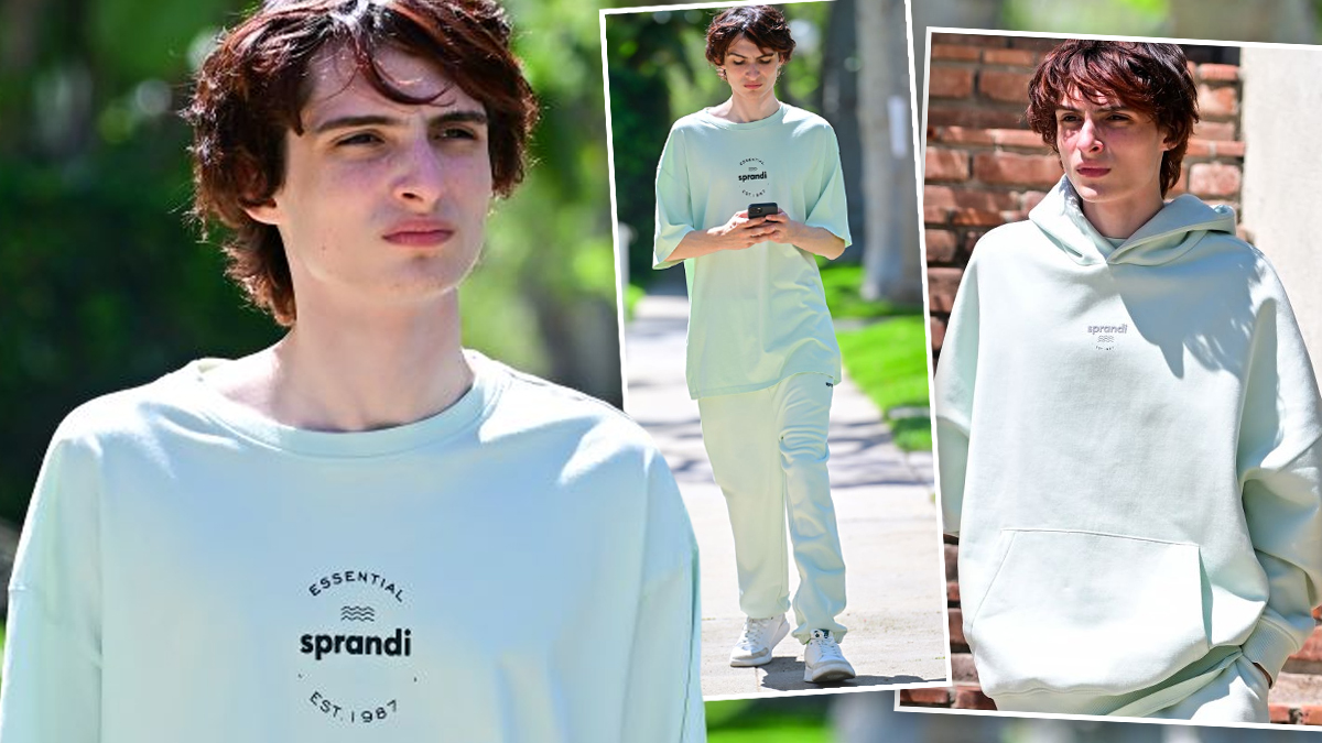 Finn Wolfhard W Ubraniach Z Kolekcji Sprandi Zdj Cia Paparazzi