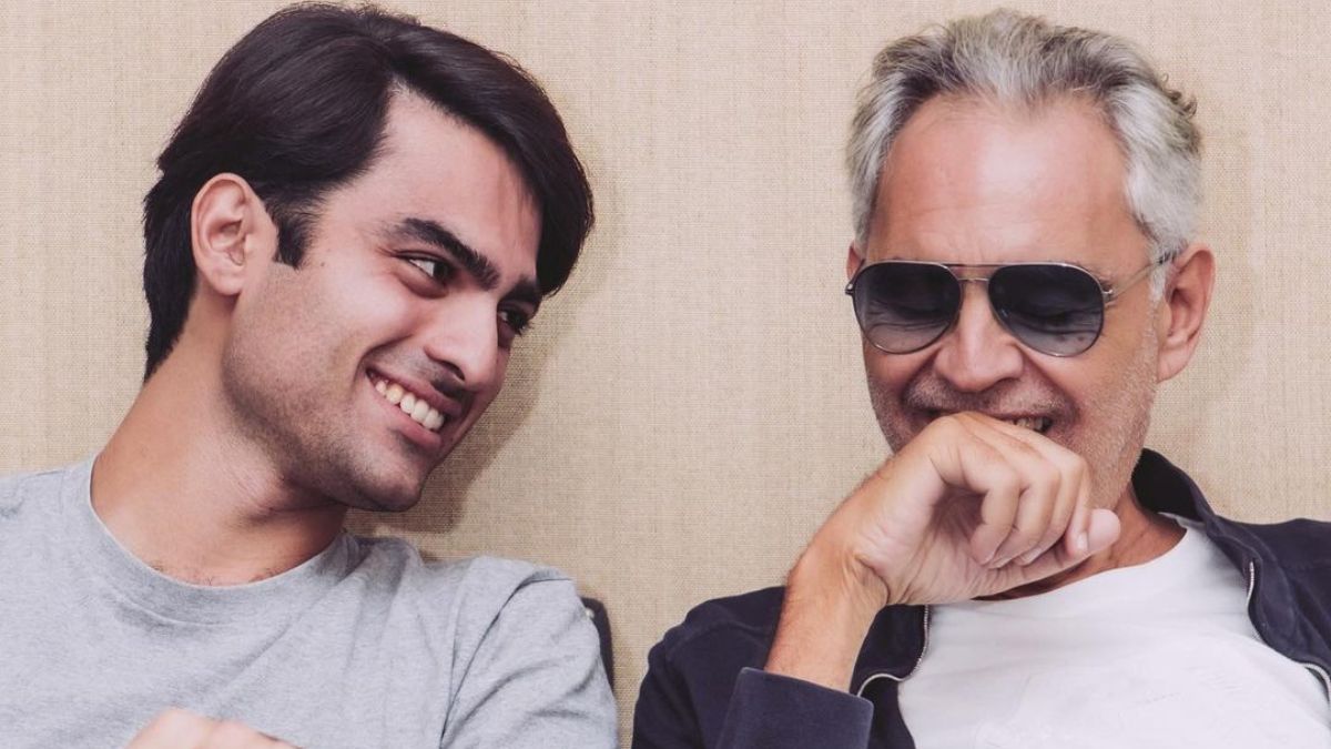 Matteo Bocelli z ojcem, Andrea Bocelli
