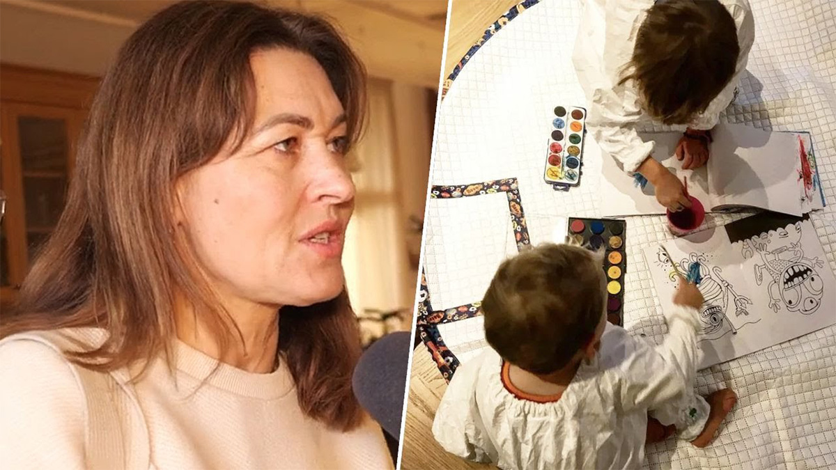 Beata Sadowska i jej dzieci (fot. YouTube i Instagram)